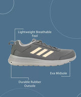 GlideEase M Casuals For Men  (Grey)